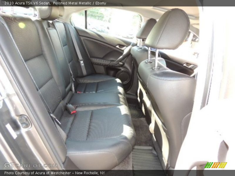 Polished Metal Metallic / Ebony 2010 Acura TSX V6 Sedan