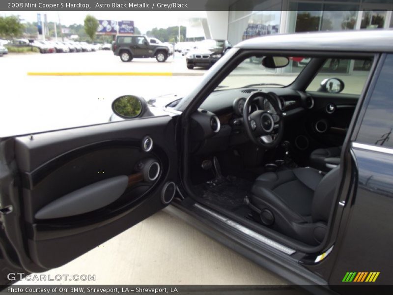 Astro Black Metallic / Grey/Black 2008 Mini Cooper S Hardtop