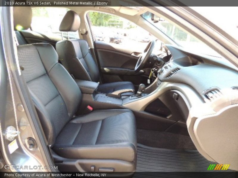 Polished Metal Metallic / Ebony 2010 Acura TSX V6 Sedan