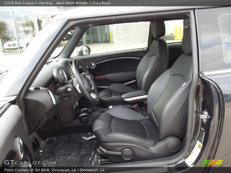 Astro Black Metallic / Grey/Black 2008 Mini Cooper S Hardtop
