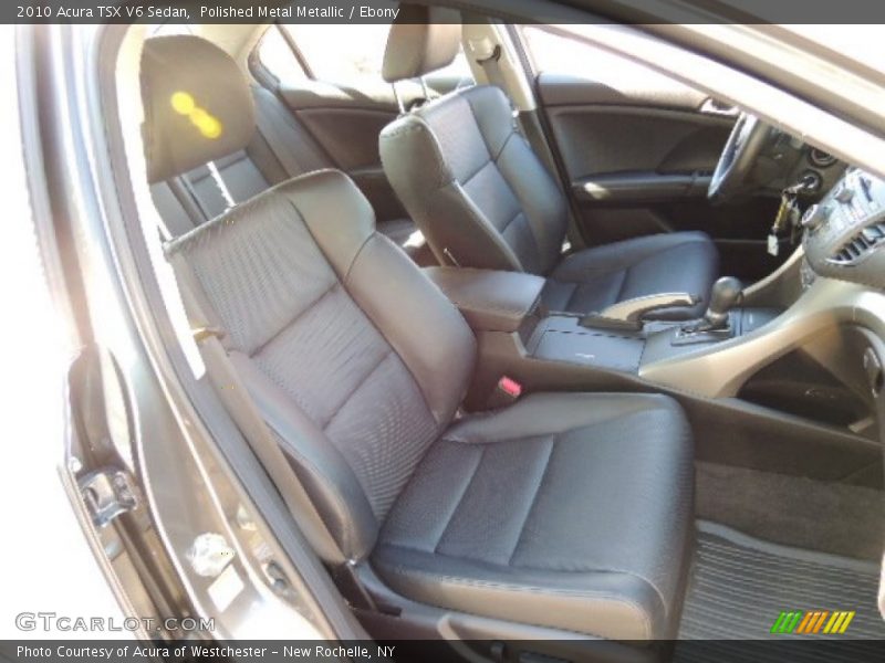 Polished Metal Metallic / Ebony 2010 Acura TSX V6 Sedan