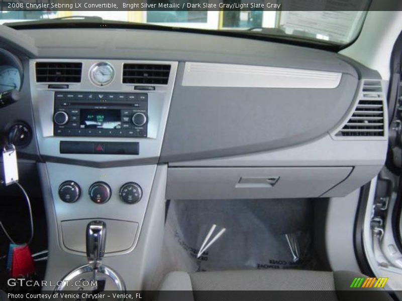 Bright Silver Metallic / Dark Slate Gray/Light Slate Gray 2008 Chrysler Sebring LX Convertible