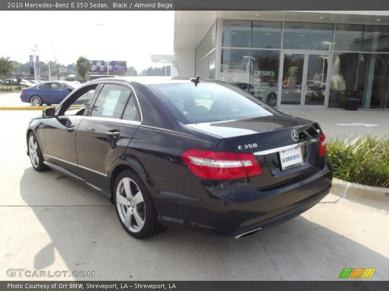 Black / Almond Beige 2010 Mercedes-Benz E 350 Sedan