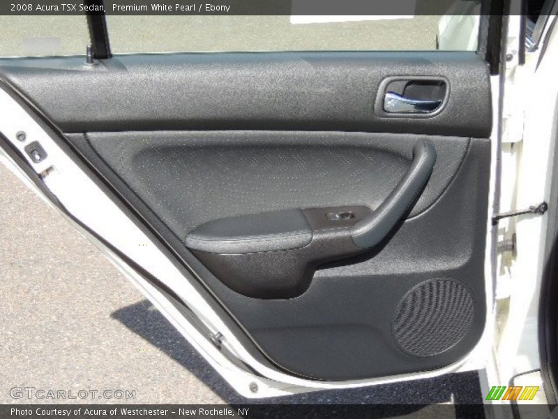 Premium White Pearl / Ebony 2008 Acura TSX Sedan