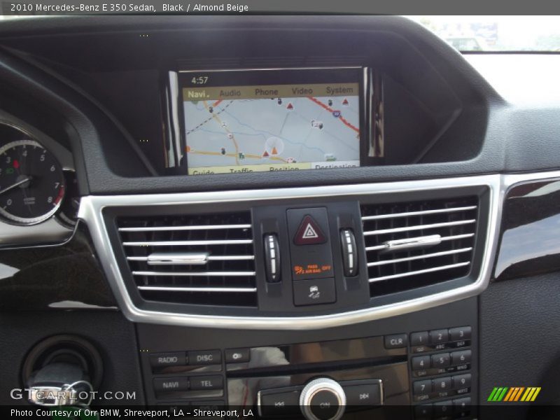 Black / Almond Beige 2010 Mercedes-Benz E 350 Sedan