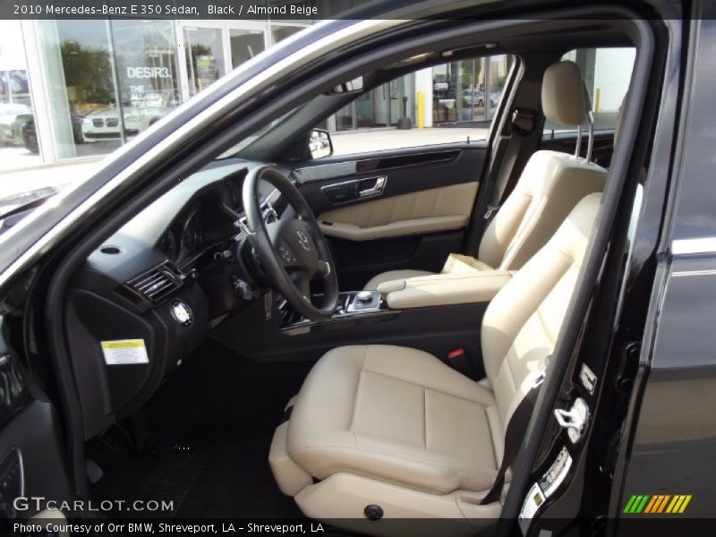 Black / Almond Beige 2010 Mercedes-Benz E 350 Sedan