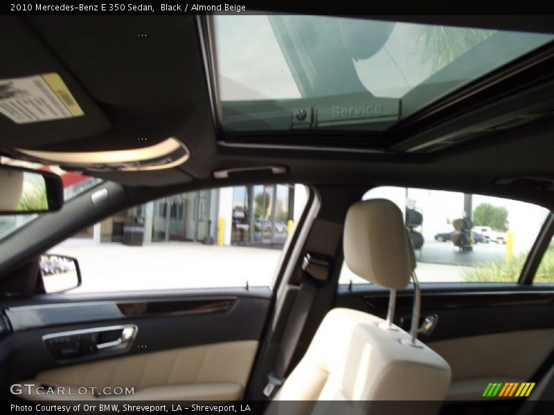 Black / Almond Beige 2010 Mercedes-Benz E 350 Sedan