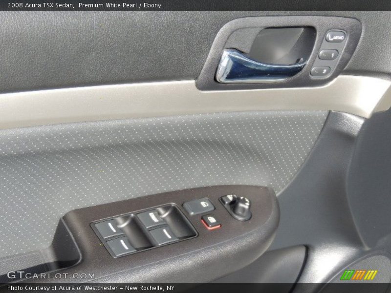 Premium White Pearl / Ebony 2008 Acura TSX Sedan