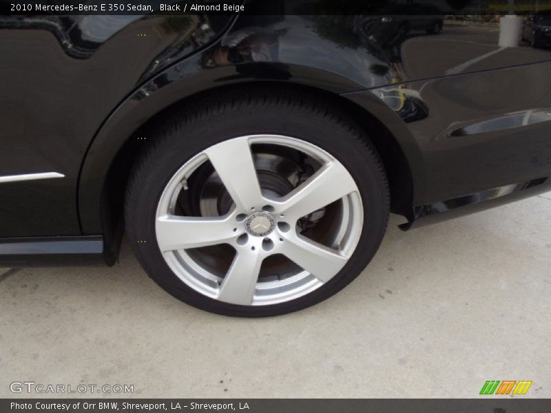 Black / Almond Beige 2010 Mercedes-Benz E 350 Sedan