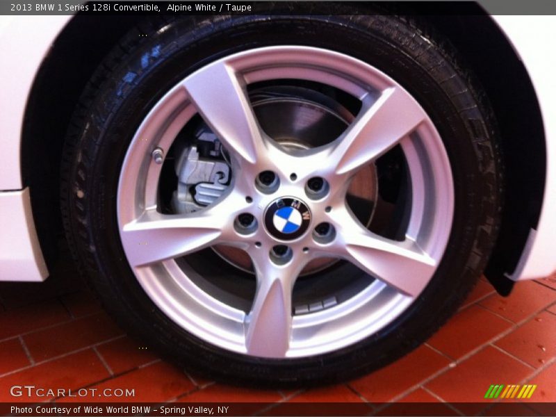 Alpine White / Taupe 2013 BMW 1 Series 128i Convertible