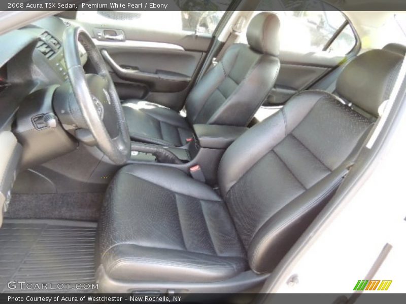 Premium White Pearl / Ebony 2008 Acura TSX Sedan