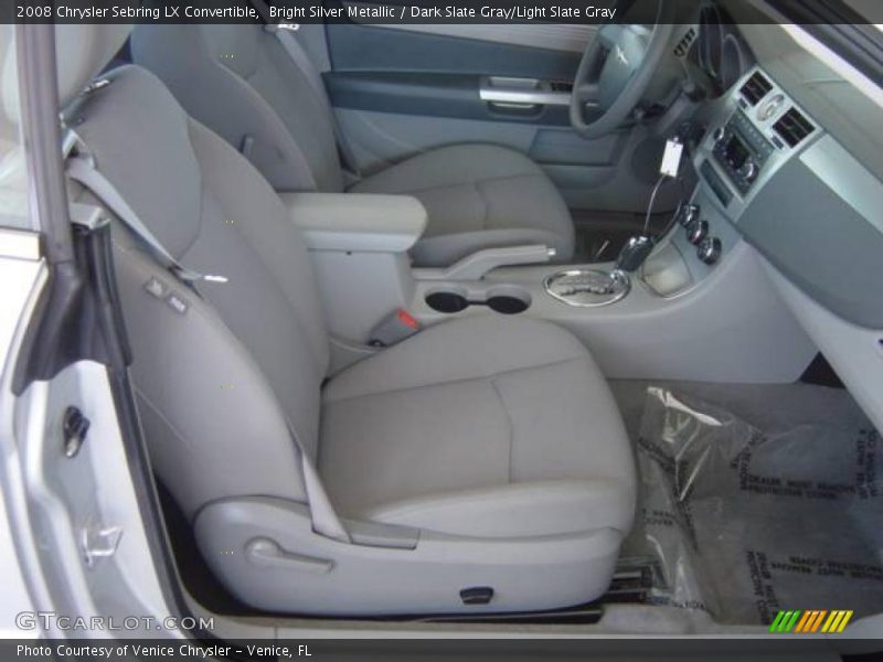 Bright Silver Metallic / Dark Slate Gray/Light Slate Gray 2008 Chrysler Sebring LX Convertible