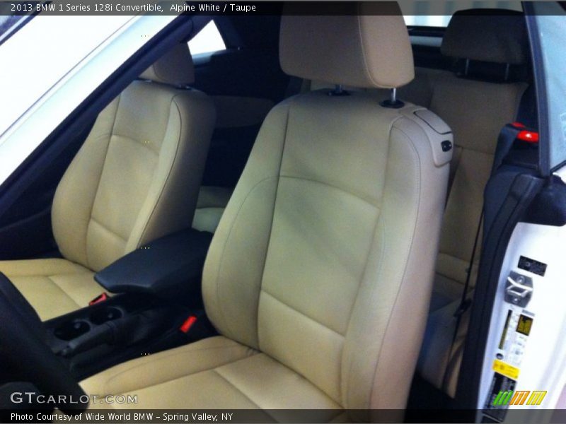 Alpine White / Taupe 2013 BMW 1 Series 128i Convertible