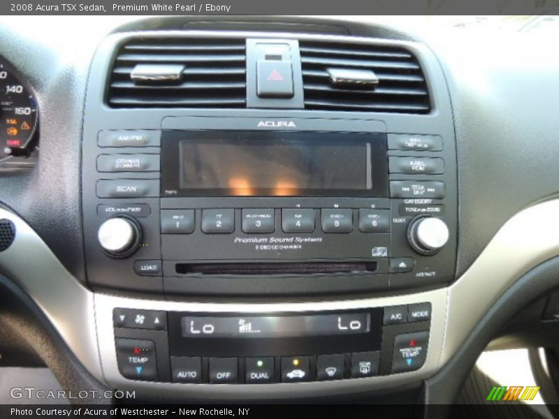 Premium White Pearl / Ebony 2008 Acura TSX Sedan