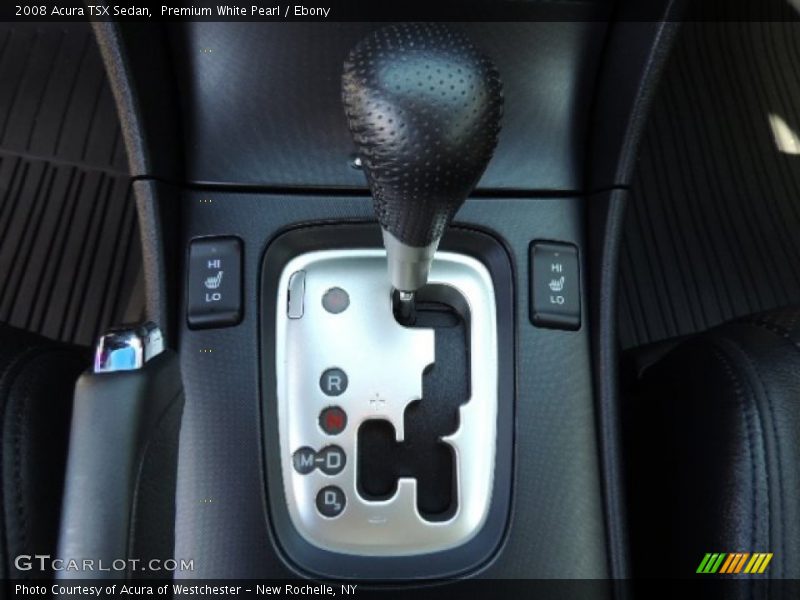 Premium White Pearl / Ebony 2008 Acura TSX Sedan