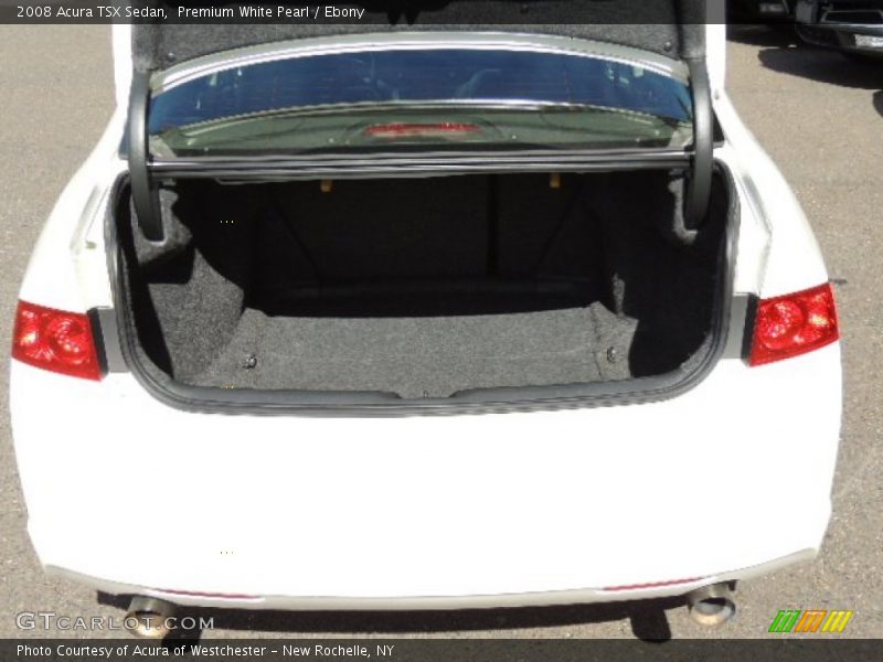 Premium White Pearl / Ebony 2008 Acura TSX Sedan
