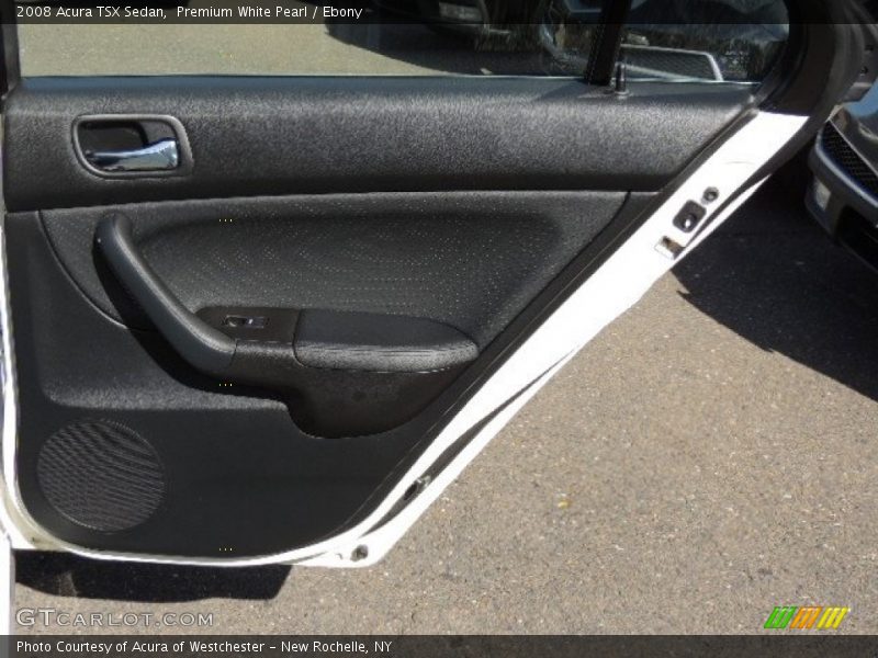 Premium White Pearl / Ebony 2008 Acura TSX Sedan