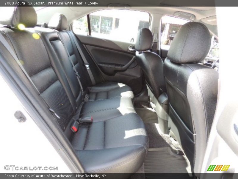 Premium White Pearl / Ebony 2008 Acura TSX Sedan