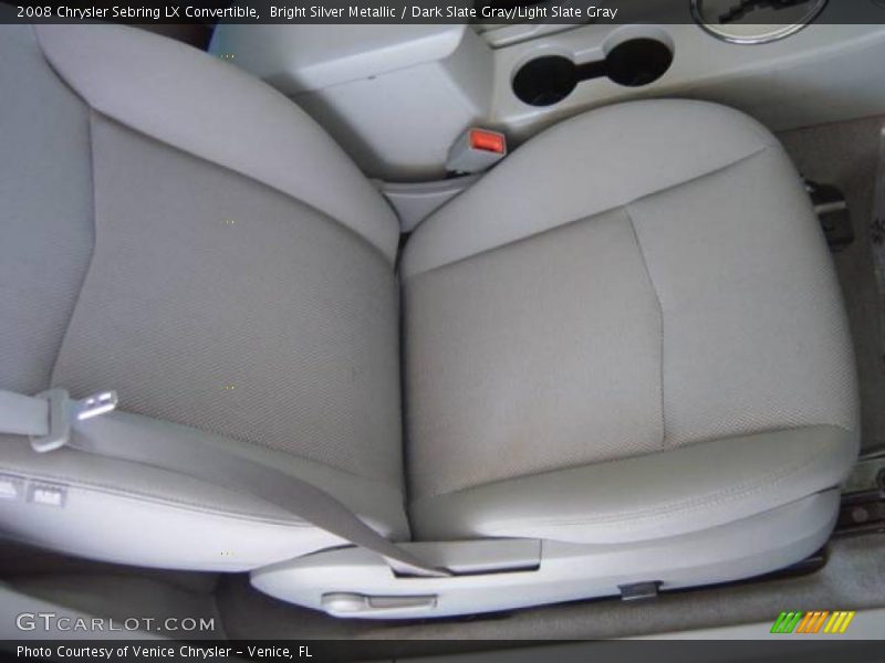 Bright Silver Metallic / Dark Slate Gray/Light Slate Gray 2008 Chrysler Sebring LX Convertible