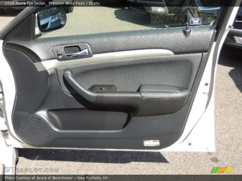Premium White Pearl / Ebony 2008 Acura TSX Sedan
