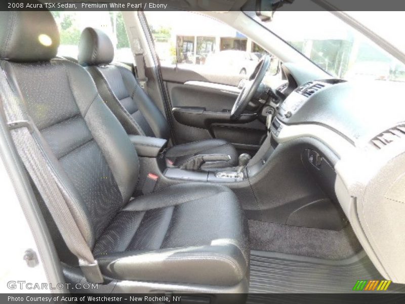 Premium White Pearl / Ebony 2008 Acura TSX Sedan