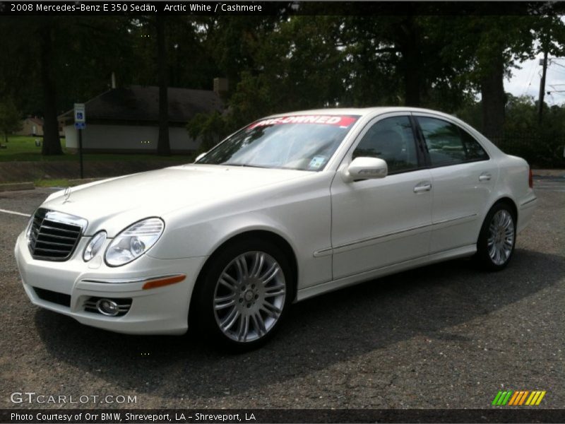 Arctic White / Cashmere 2008 Mercedes-Benz E 350 Sedan