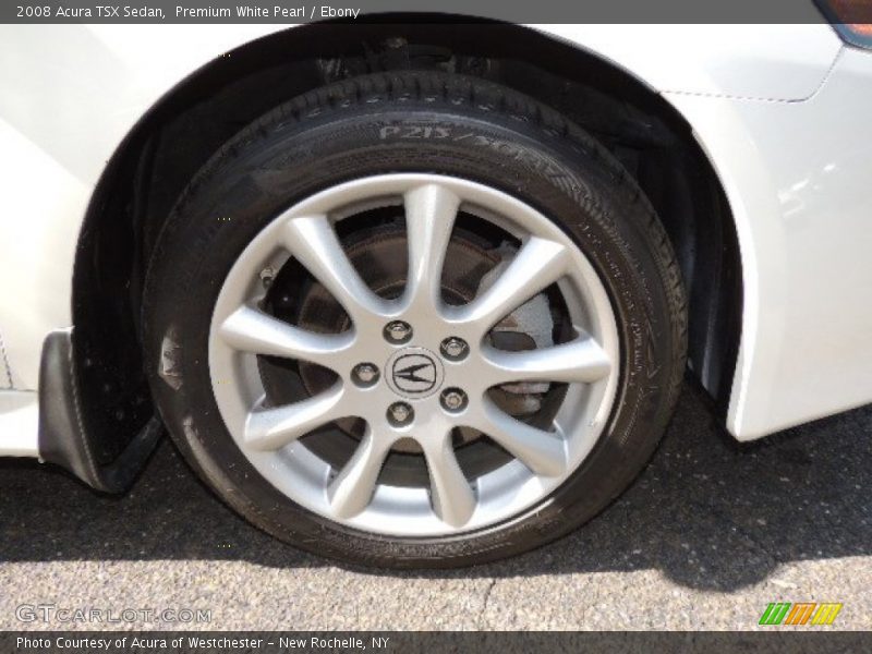 Premium White Pearl / Ebony 2008 Acura TSX Sedan