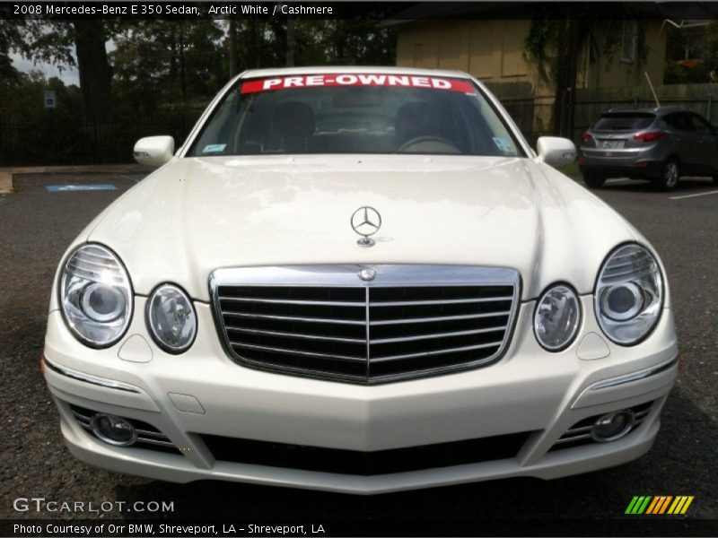 Arctic White / Cashmere 2008 Mercedes-Benz E 350 Sedan