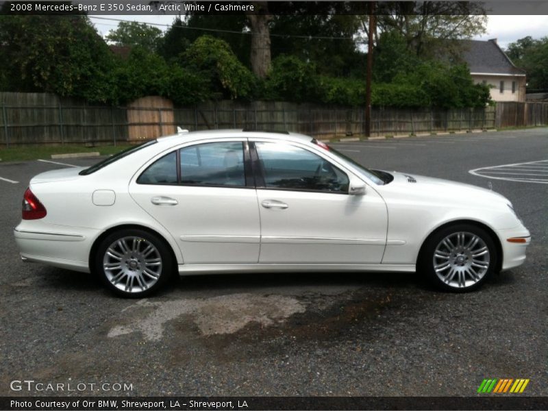 Arctic White / Cashmere 2008 Mercedes-Benz E 350 Sedan