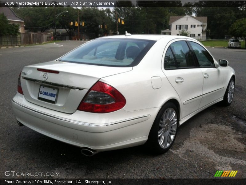 Arctic White / Cashmere 2008 Mercedes-Benz E 350 Sedan