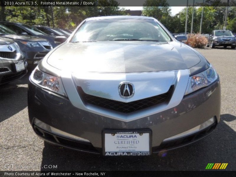 Polished Metal Metallic / Ebony 2010 Acura TL 3.5