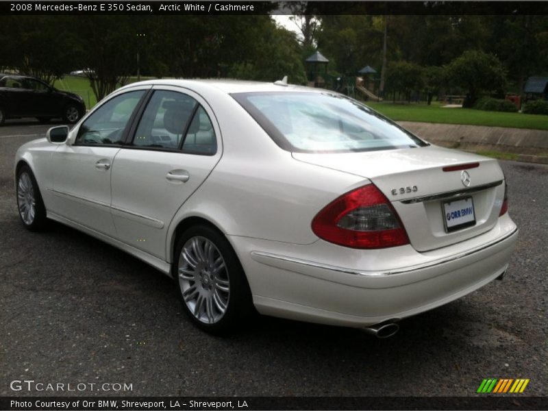 Arctic White / Cashmere 2008 Mercedes-Benz E 350 Sedan