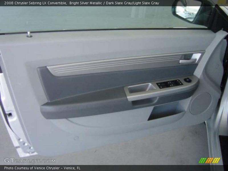 Bright Silver Metallic / Dark Slate Gray/Light Slate Gray 2008 Chrysler Sebring LX Convertible