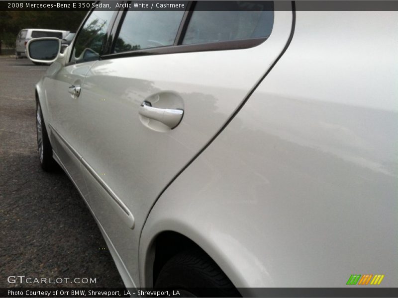 Arctic White / Cashmere 2008 Mercedes-Benz E 350 Sedan