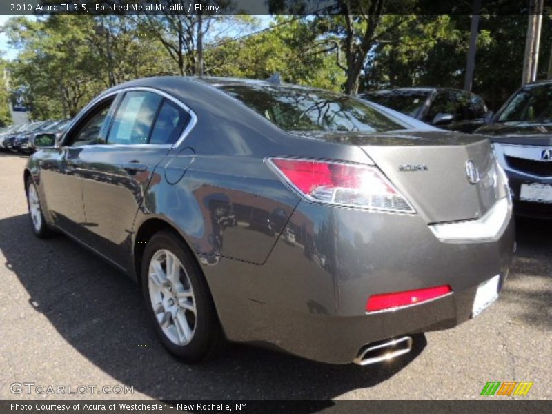 Polished Metal Metallic / Ebony 2010 Acura TL 3.5