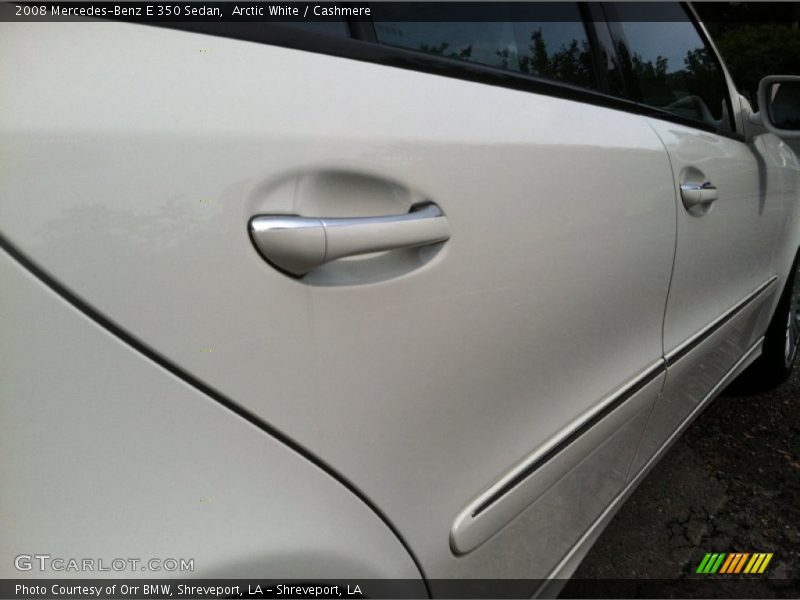 Arctic White / Cashmere 2008 Mercedes-Benz E 350 Sedan
