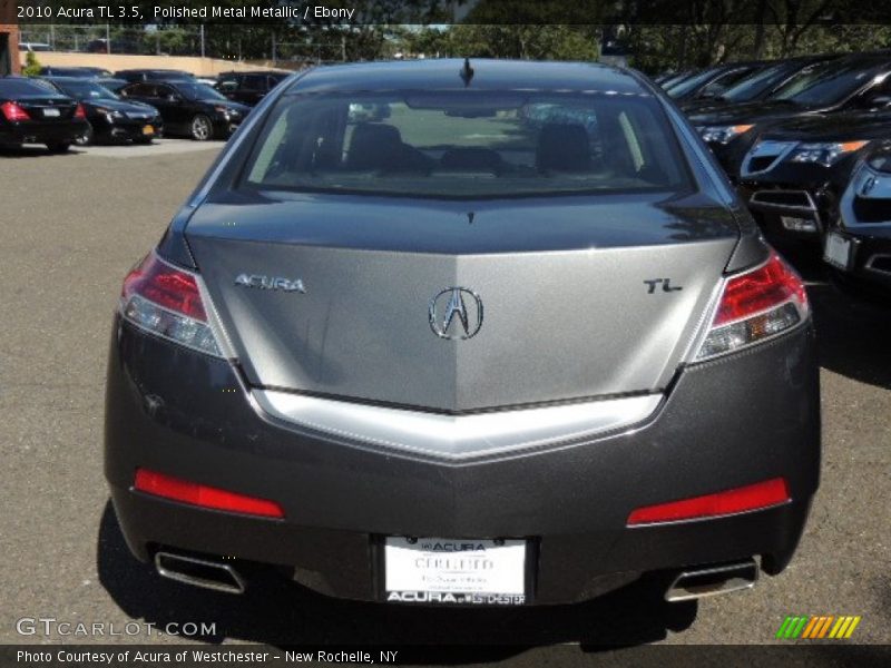Polished Metal Metallic / Ebony 2010 Acura TL 3.5