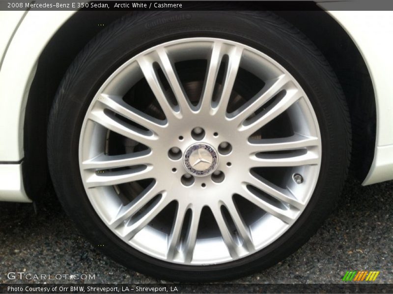 Arctic White / Cashmere 2008 Mercedes-Benz E 350 Sedan