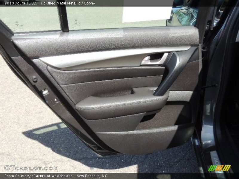 Polished Metal Metallic / Ebony 2010 Acura TL 3.5