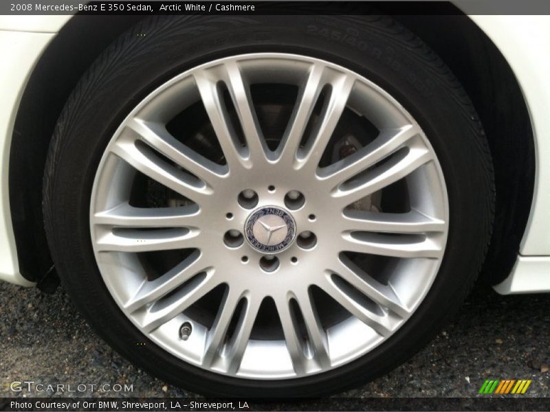 Arctic White / Cashmere 2008 Mercedes-Benz E 350 Sedan