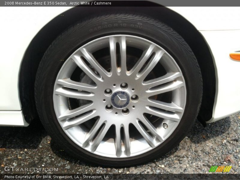 Arctic White / Cashmere 2008 Mercedes-Benz E 350 Sedan