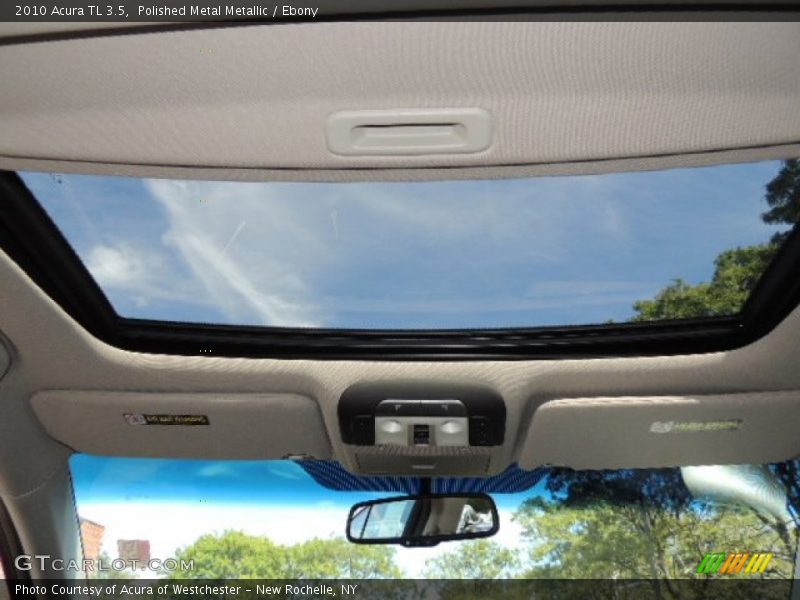 Polished Metal Metallic / Ebony 2010 Acura TL 3.5