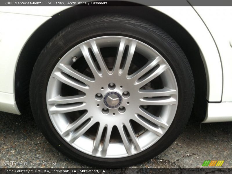 Arctic White / Cashmere 2008 Mercedes-Benz E 350 Sedan