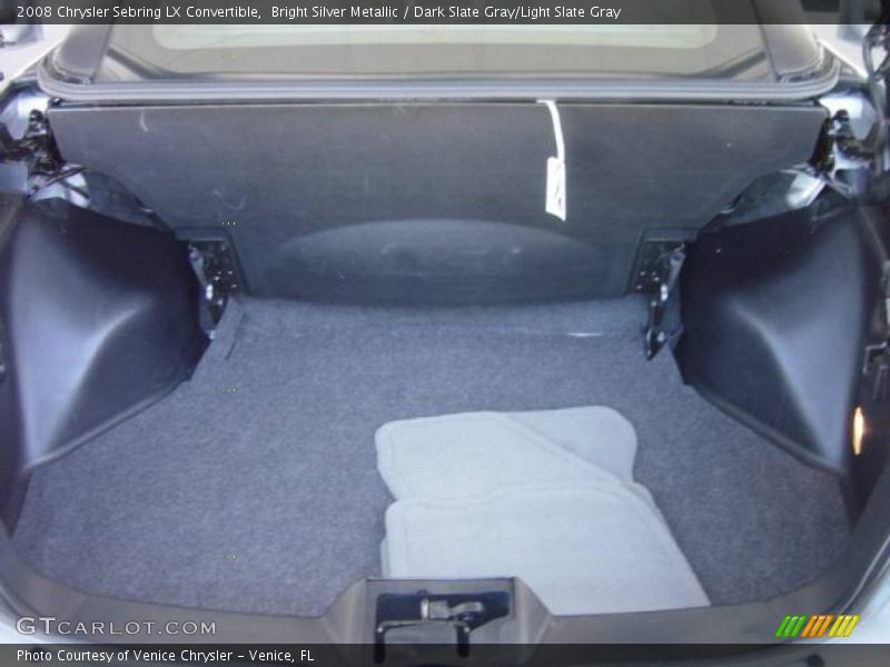 Bright Silver Metallic / Dark Slate Gray/Light Slate Gray 2008 Chrysler Sebring LX Convertible