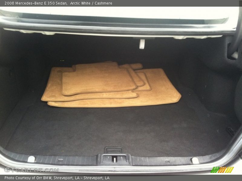 Arctic White / Cashmere 2008 Mercedes-Benz E 350 Sedan