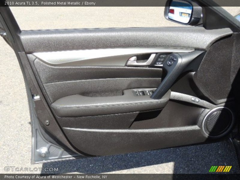 Polished Metal Metallic / Ebony 2010 Acura TL 3.5