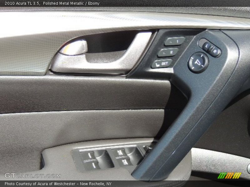 Polished Metal Metallic / Ebony 2010 Acura TL 3.5