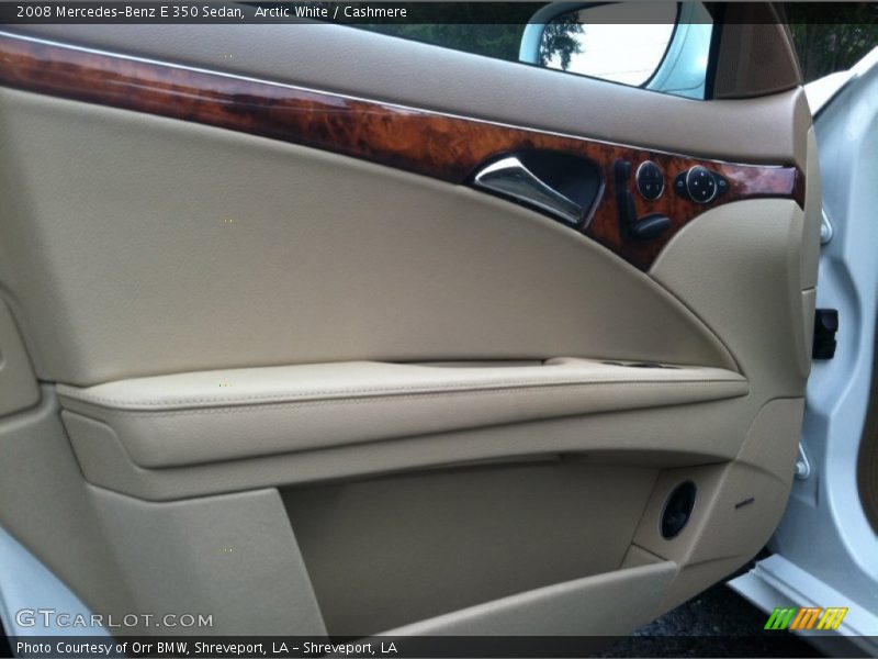 Arctic White / Cashmere 2008 Mercedes-Benz E 350 Sedan