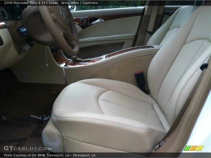 Arctic White / Cashmere 2008 Mercedes-Benz E 350 Sedan