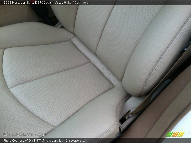 Arctic White / Cashmere 2008 Mercedes-Benz E 350 Sedan
